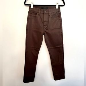 NWT Joe’s Jeans The Luna Brown Coated Jeans